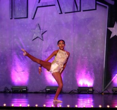 Ambrielle Demps winning NRG Dance Project's year round UNLIMITED Scholarship